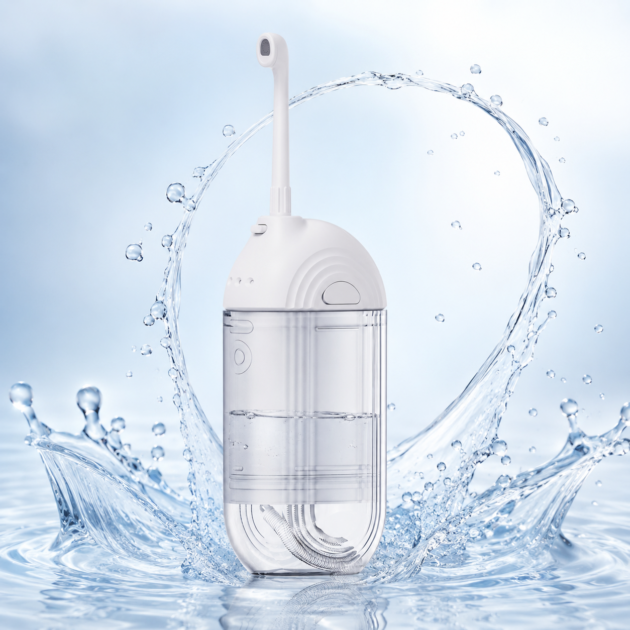 Dentson Collapsible Water Flosser – Compact Travel Design