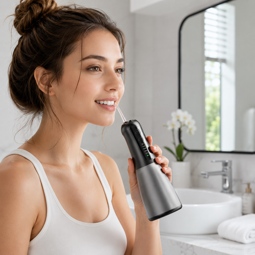 Dentson 5-Mode Cordless Water Flosser – 400ML Large Capacity