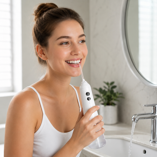 Dentson 5-Mode Cordless Water Flosser – 300ML Easy-Clean