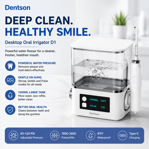 Dentson Home Water Flosser – Professional Deep Clean