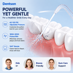 Dentson Portable Water Flosser – Deep Clean Teeth & Gums