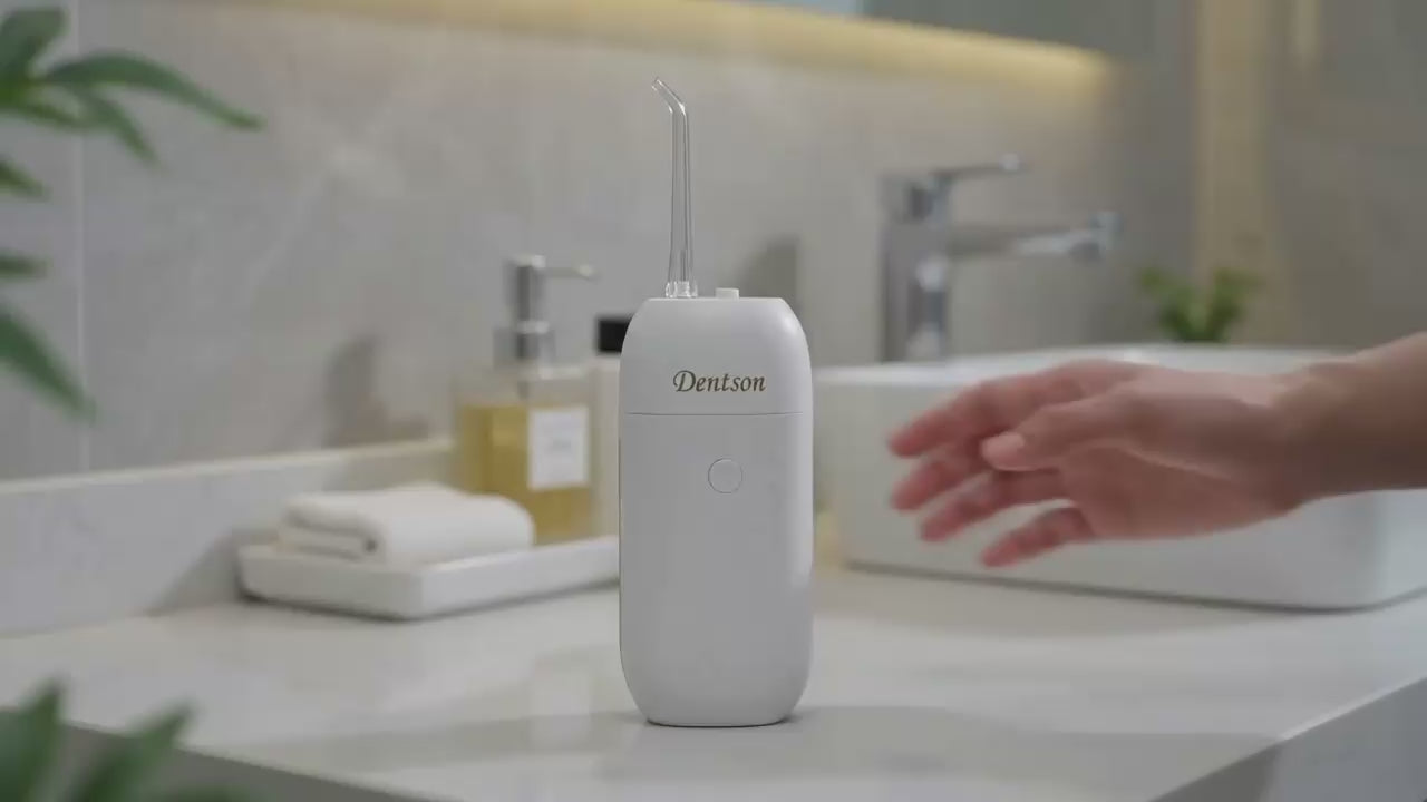 Portable Cordless Water Flosser – 3 Modes, USB-C Rechargeable